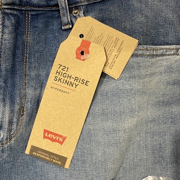 Levi’s 721 High-Rise Skinny Jeans size 30 - Picture 3 of 7